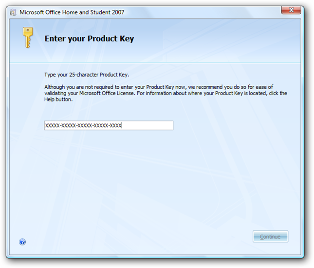 Activate ms office 2007 home and student activation key